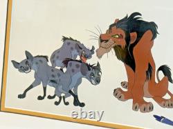 Disney's LION KING CAST OF CHARACTERS Limited Edition Cel BEAUTIFUL & Imperfect