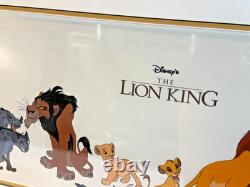 Disney's LION KING CAST OF CHARACTERS Limited Edition Cel BEAUTIFUL & Imperfect