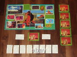 Disney's The Lion King 1994 near-empty Panini album, Complete loose 232 Stickers