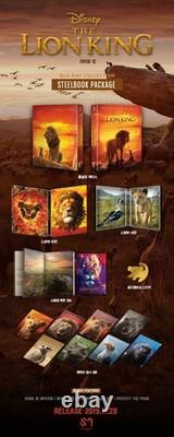 Disney's The Lion King (2019) Sm Life Exclusive Blu Ray Steelbook New