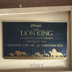 Disney's The Lion King European Limited Edition 248/500 Pin Collection