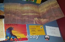 Disney's The Lion King Promo Lot Folders, Gift Bag W Toy's, Program, CD +++++++++