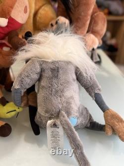 Disney stamped Lion King Scar Mufasa Pumbaa Timon Rafiki plush soft toy Teddy