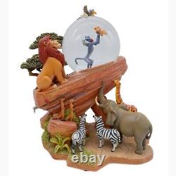 Disney store JAPAN 25th Limited RARE Lion King Snow Globe Music Box USED FS JP