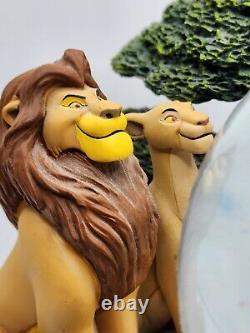 Disneystore THE LION KING Snow Globe Musical CIRCLE OF LIFE Simba Rafiki
