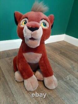 Disneystore Vintage Rare Kovu Sitting Plush Soft Toy The Lion King 2 (Simba)