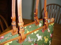 Dooney & Bourke DISNEY Totes Holiday Lion King Alice Black Charms withwristlet