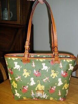 Dooney & Bourke DISNEY Totes Holiday Lion King Alice Black Charms withwristlet