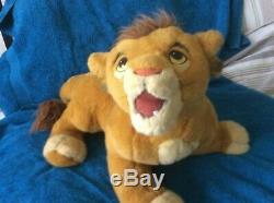 Douglas Cuddly Toys Simba Large 30 Disney Lion King Stuffed Plush RARE