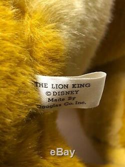 EUC Douglas Lion King Simba Plush Stuffed Disney Huge Jumbo Mufasa 1994 Nestle