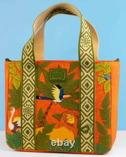 EXCLUSIVE Loungefly Disney Lion King Simba Rafiki Animals Crossbody Tote Bag NWT