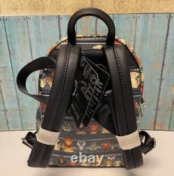 Exclusive Disney Loungefly Lion King Tribal Chibi Backpack WithKeychain & Dust Bag
