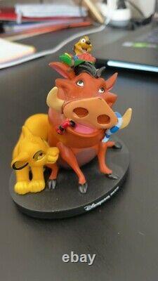 Extremely Rare! Walt Disney Lion King Simba with Timon and Pumbaa Fig Statue