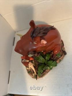 FIGURINE LION KING TIMON AND PUMBAA NEW WITH BOX Art Of Disney Parks Lb