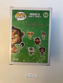 FUNKO POP DISNEY The Lion King Scar 89 Excellent Condition Vaulted Rare