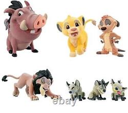 Fluffy Puffy LION KING Villains 7 set figure Anime Disney Japan Character Toy