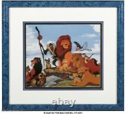 Framed Sericel Drawings Walt Disney Animated Clip Art The Lion King 1994