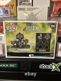 Funko POP! Disney Villains Lion King SCAR with Hyenas signed by Cheech