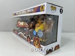 Funko Pop Disney Lion King 4 Pack Glitter Simba, Zazu, Pumbaa, Mufasa Spec Ed