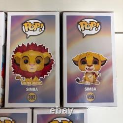 Funko Pop Disney Lion King Rafiki 301 Simba 302 Luau Pumbaa 498 Luau Timon 500