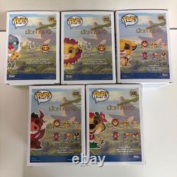 Funko Pop Disney Lion King Rafiki 301 Simba 302 Luau Pumbaa 498 Luau Timon 500