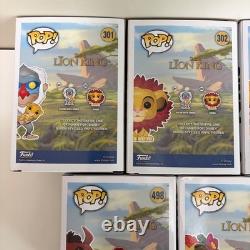 Funko Pop Disney Lion King Rafiki 301 Simba 302 Luau Pumbaa 498 Luau Timon 500