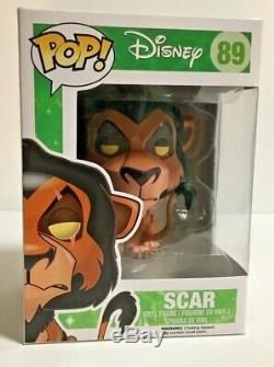 Funko Pop Disney The Lion King Scar #89 VAULTED New in Box RETIRED
