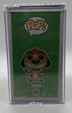 Funko Pop Disney The Lion King Timon 86 Guy Gilchrist SIGNED Certification