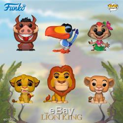 Funko Pop! Disney The Lion King -set Of 7 Bonus Added, Simba, Mufasa, Nala, Pumb