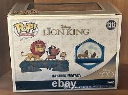 Funko Pop! Moment Disney 100 #1313 Hakuna Matata Exc Lion King In Stock Now