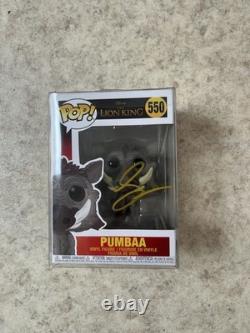 Funko Pop Pumbaa 550 Disney the Lion King Signed Seth Rogen Autograph COA