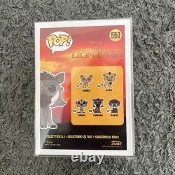 Funko Pop Pumbaa 550 Disney the Lion King Signed Seth Rogen Autograph COA