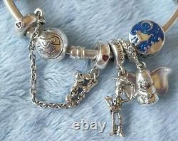 Genuine Disney Lion King Pandora Charm Bracelet with 21 charms