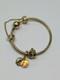 Gold Coloured Pandora Bracelet With Gold Coloured Disney Lion King Charms