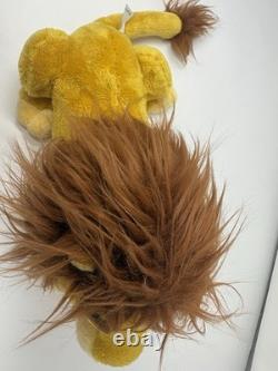 HTF Walt Disney World Lion King Mufasa 9 Bean Bag Plush withTags RARE