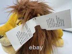 HTF Walt Disney World Lion King Mufasa 9 Bean Bag Plush withTags RARE