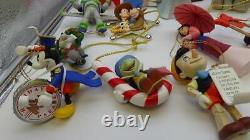 HUGE 46 Lot Disney Christmas Ornaments Mickey Bambi Lion King Tinkerbell WoW +++