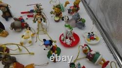 HUGE 46 Lot Disney Christmas Ornaments Mickey Bambi Lion King Tinkerbell WoW +++