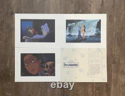 Huge Disney Lithograph Lot Vintage Prints Lion King Aladdin Toy Story Tangled