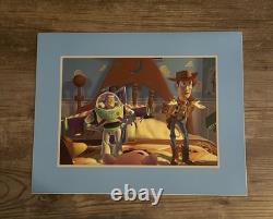 Huge Disney Lithograph Lot Vintage Prints Lion King Aladdin Toy Story Tangled