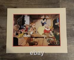 Huge Disney Lithograph Lot Vintage Prints Lion King Aladdin Toy Story Tangled