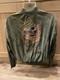 Iceberg Vintage 90's Green Disney Lion King Embroidered Suede Bomber Size M 38