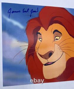 JAMES EARL JONES SIGNED AUTOGRAPH 13x9 PHOTO THE LION KING MUFASA COA Disney
