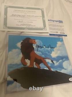 James Earl jones Mufasa 8x10 Autograph ACOA Authentication