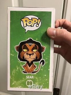 Jeremy Irons Signed Scar Funko Pop 89 Disney Lion King Beckett Bas Coa Rare Item
