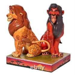 Jim Shore Disney Lion King Simba & Scar 16cm Figure Enesco Traditions