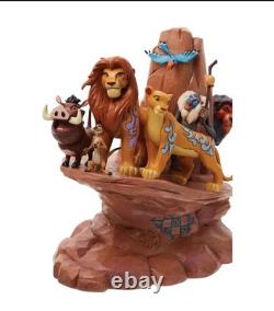Jim Shore Pride Rock Lion King Traditions Figurine Carved Stone Disney