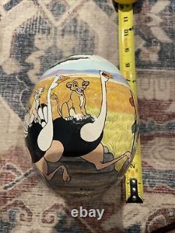 Jutta Levasseur Hand Painted Egg Disney Lion King Art