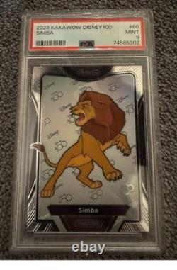 KAKAWOW Disney100 2023 Simba #60 The Lion King Non-Sport Card PSA Graded
