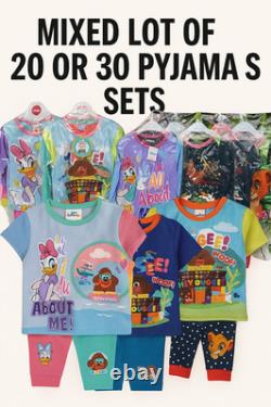 Kids Pyjam Branded Designs Hey Duggee, Lion King & More 12m-10y Wholesale
